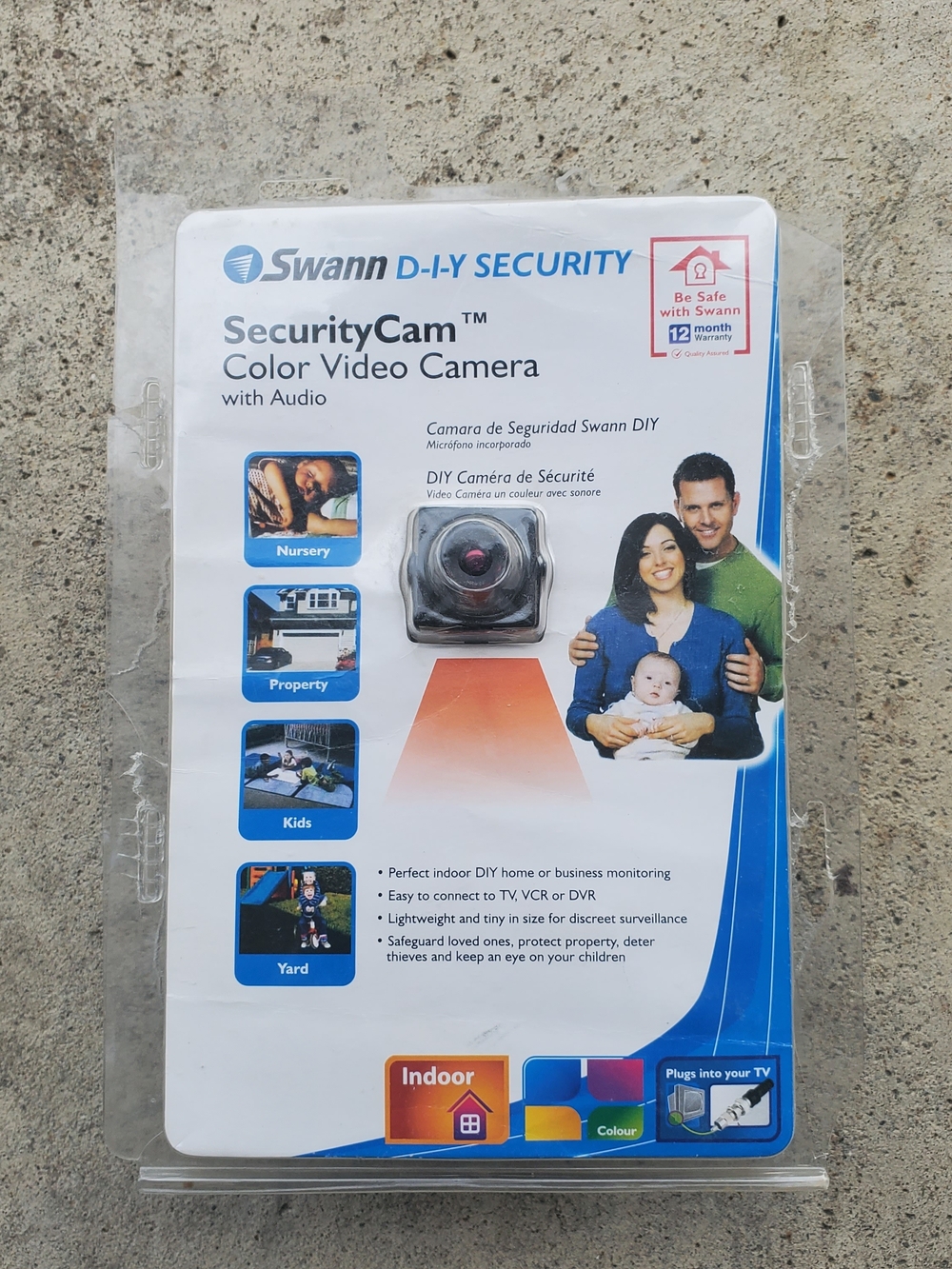 Swann SecurityCam Color Video Camera - White/Blue Packaging